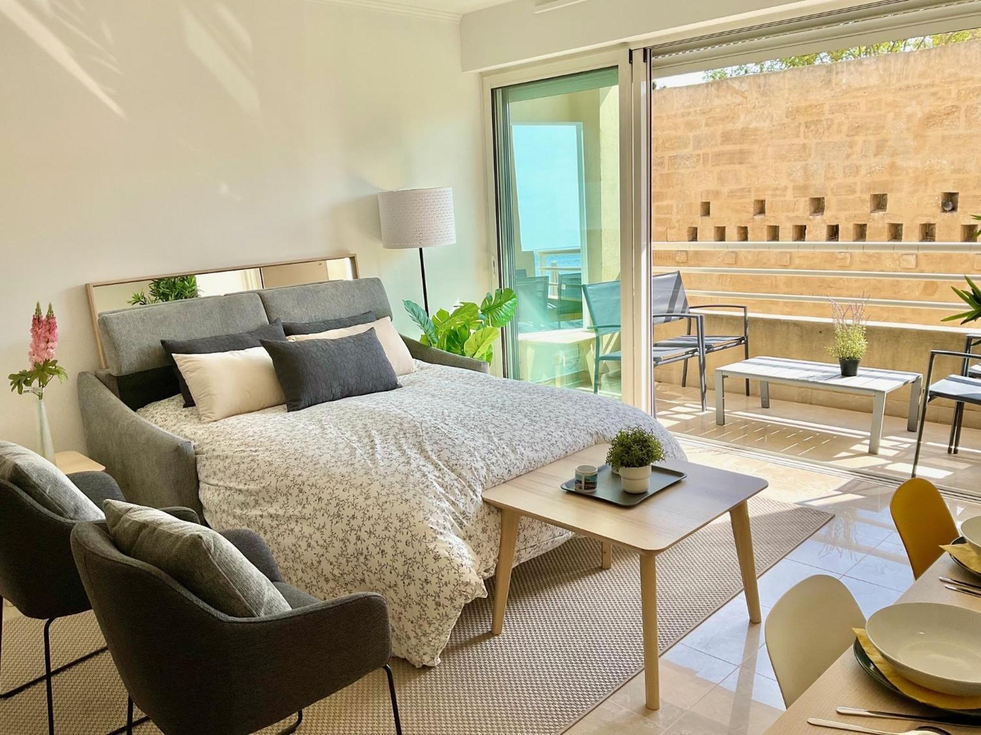 Le Soleil Residence La Fontaine Les Sablettes Plage 라센느쉬르메르 객실 사진